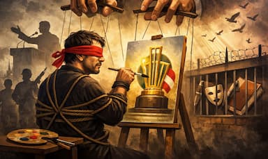 রাষ্ট্রীয় সম্মাননা, শিল্পীর অন্ধ রাজনীতি ও সংস্কৃতির বন্দিত্ব