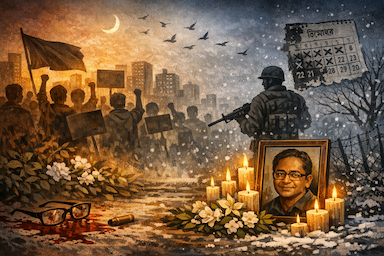 কবিতা: ক্ষমা করে দিয়ো হাদি, আমরা তোমাকে বাঁচাতে পারিনি