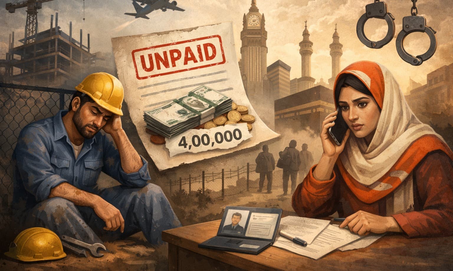 ৬ মাস ধরে বেতন না পাওয়ার অভিযোগ এক সৌদি প্রবাসীর
