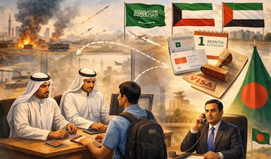 মধ্যপ্রাচ্য থেকে ছুটিতে আসা কর্মীদের ভিসার মেয়াদ বৃদ্ধির জন্য কাজ করছে সরকার