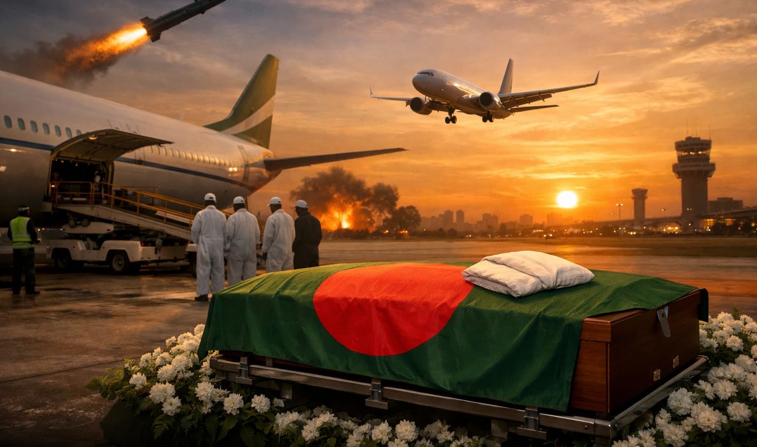 সৌদি আরবে ক্ষেপণাস্ত্র হামলায় নিহত মোশাররফের মরদেহ আসবে শুক্রবার