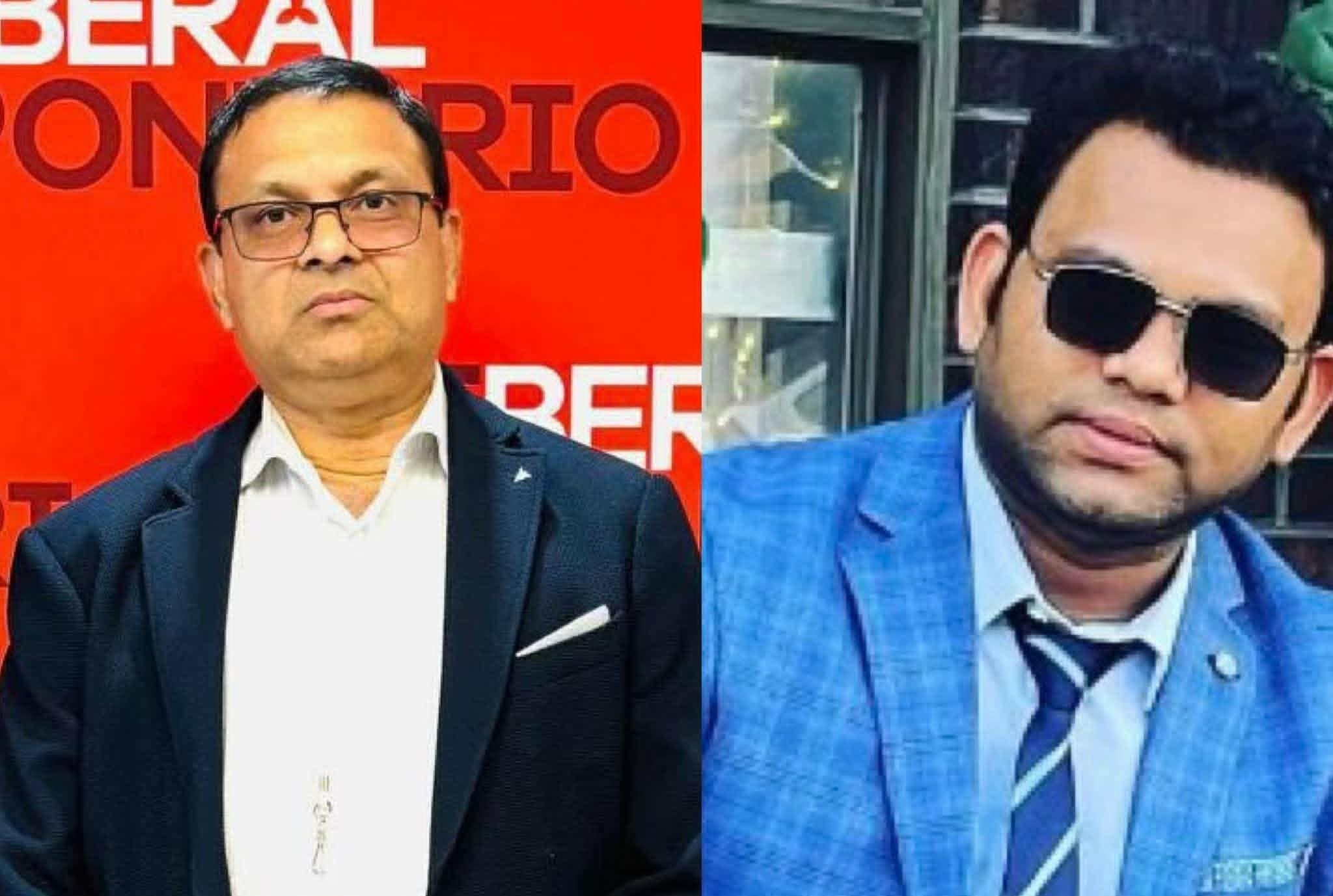 অন্টারিও লিবারেল স্কারবোরো রাইডিংয়ের প্রেসিডেন্ট ও সেক্রেটারি হলেন দুই বাংলাদেশি কানাডিয়ান