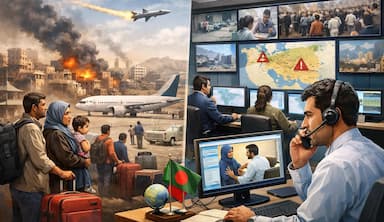 ঈদের ছুটিতেও ঢাকায় মধ্যপ্রাচ্য প্রবাসীদের জন্য নিয়ন্ত্রণ কক্ষ চালু থাকবে