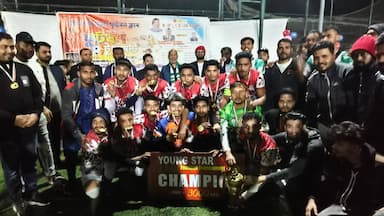 শারজাহে প্রবাসীদের অংশগ্রহণে ইয়াং স্টার দিব্বাহ ফুটবল টুর্নামেন্ট