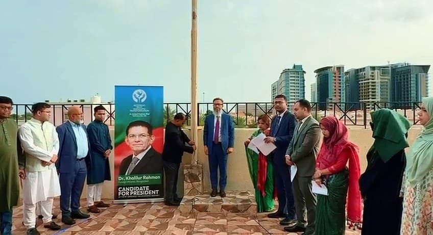 আবুধাবির বাংলাদেশ দূতাবাসে মহান স্বাধীনতা দিবস উদ্‌যাপন