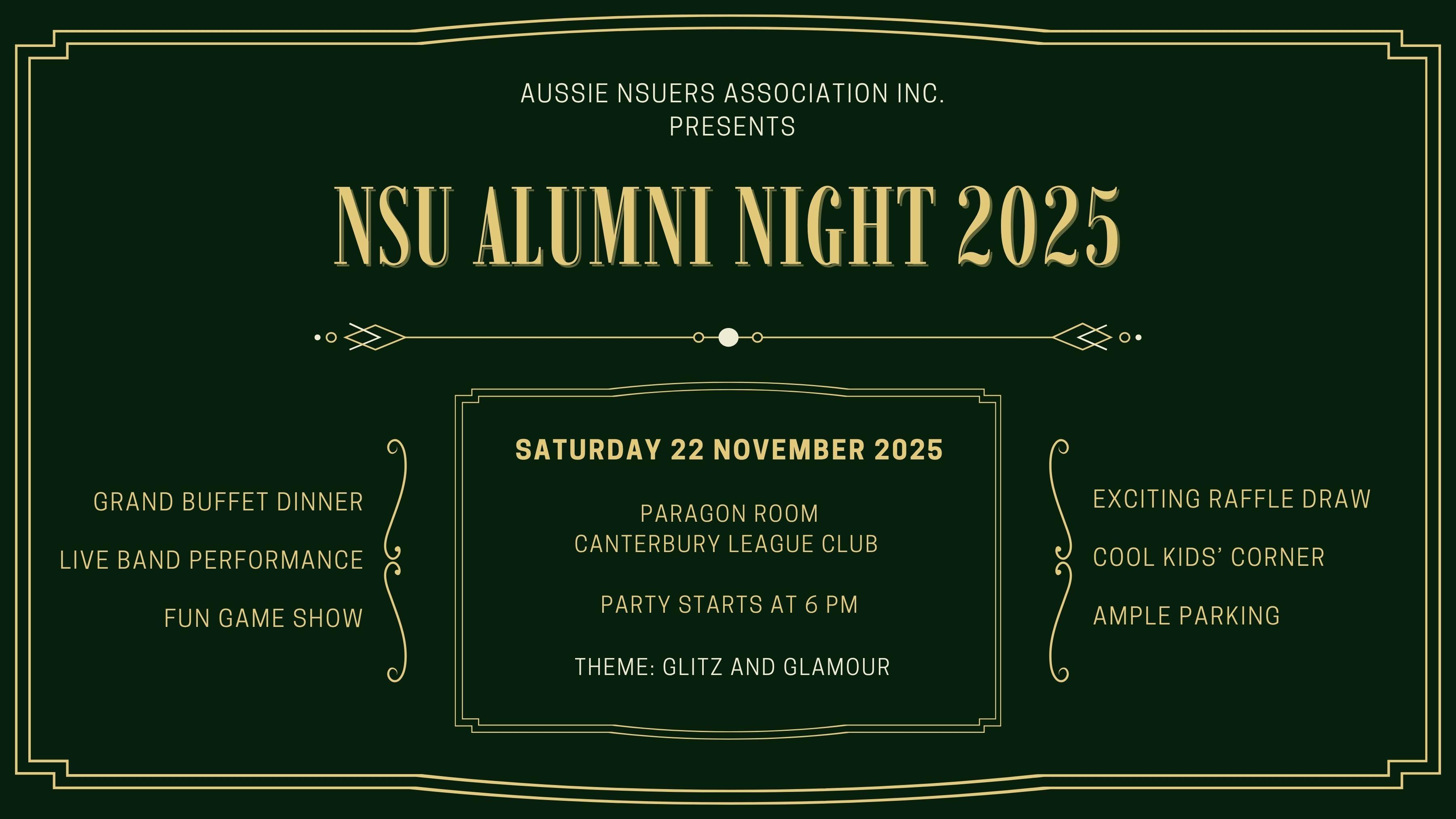 সিডনিতে এনএসইউ অ্যালামনাই নাইট ২২ নভেম্বর