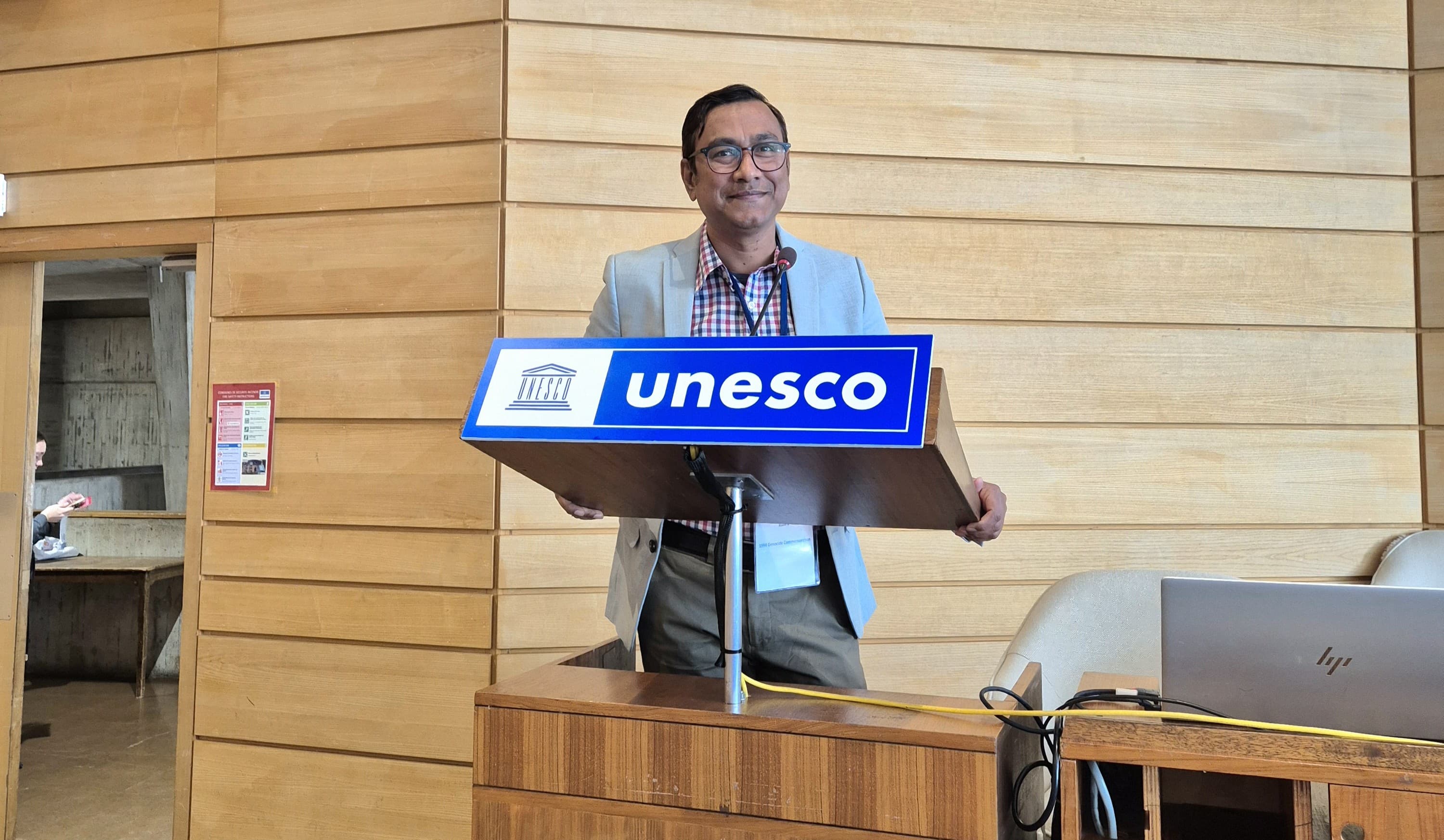 তুতসি গণহত্যা নিয়ে ইউনেসকোর রাউন্ডটেবিলে বাংলাদেশি শাহাবুদ্দিন শুভর অংশগ্রহণ