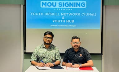 মালয়েশিয়ায় ইয়ুথ হাব সঙ্গে বাংলাদেশি প্রতিষ্ঠান ইউনেটের সমঝোতা চুক্তি স্বাক্ষর