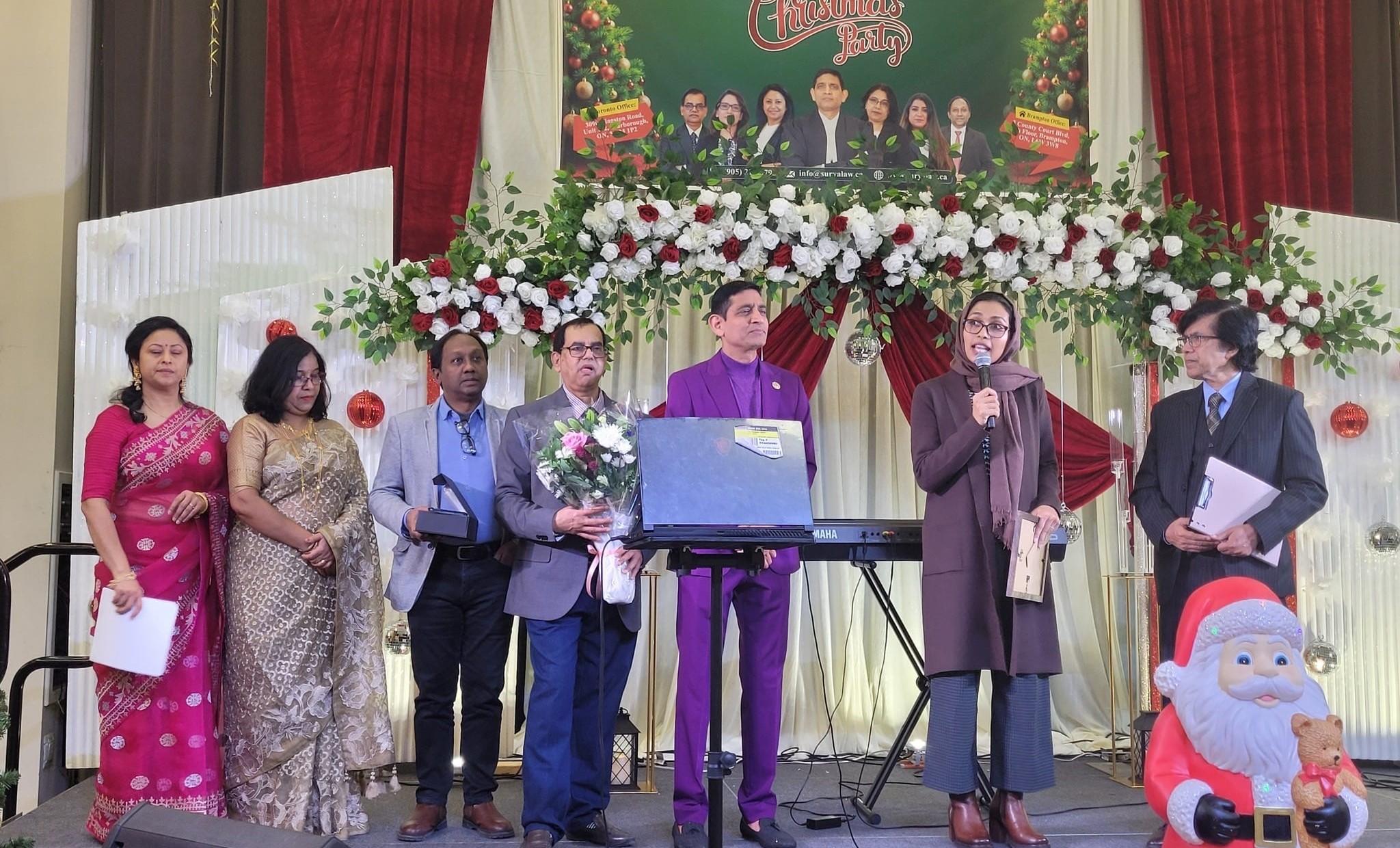 টরন্টোয় সূর্য ল ইনকের জমকালো ক্রিসমাস পার্টি