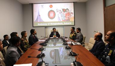 আঙ্কারায় বাংলাদেশ দূতাবাসের মহান বিজয় দিবস উদ্‌যাপন