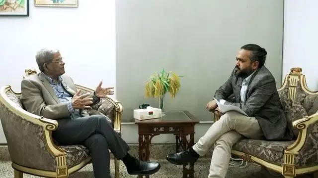 ছাত্ররা রাজনৈতিক দল গঠন করলে ‘সরকার থেকে বেরিয়ে আসা উচিত’, বিবিসি বাংলাকে মির্জা ফখরুল