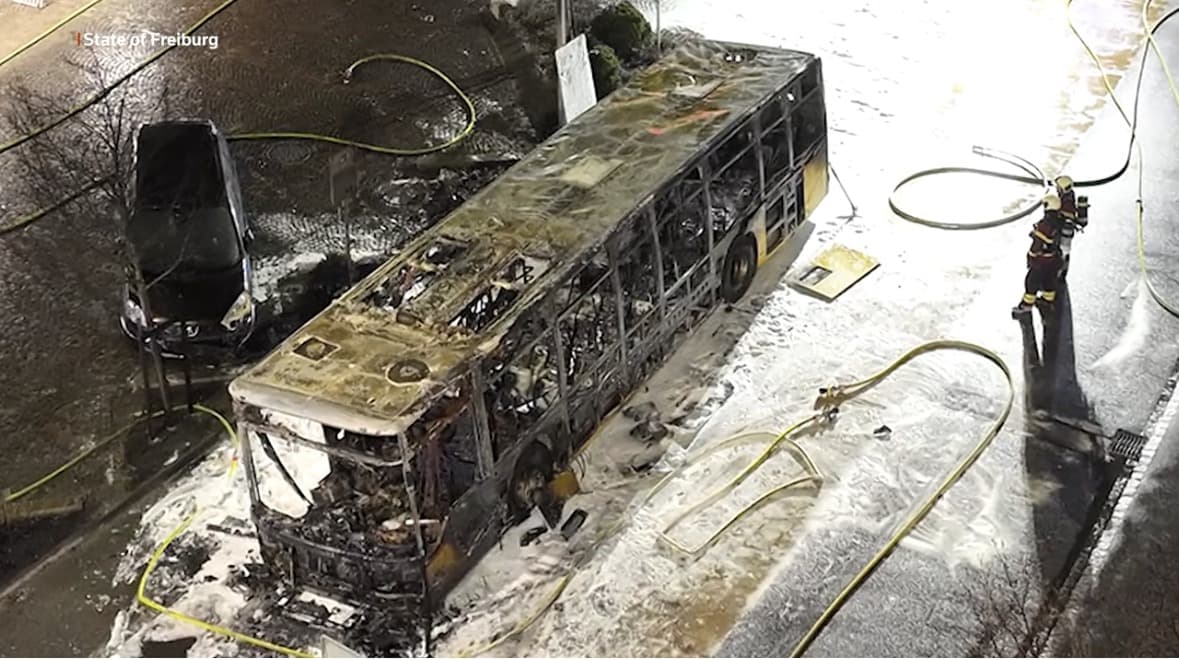 সুইজারল্যান্ডে বাসে আগুন লেগে নিহত ৬