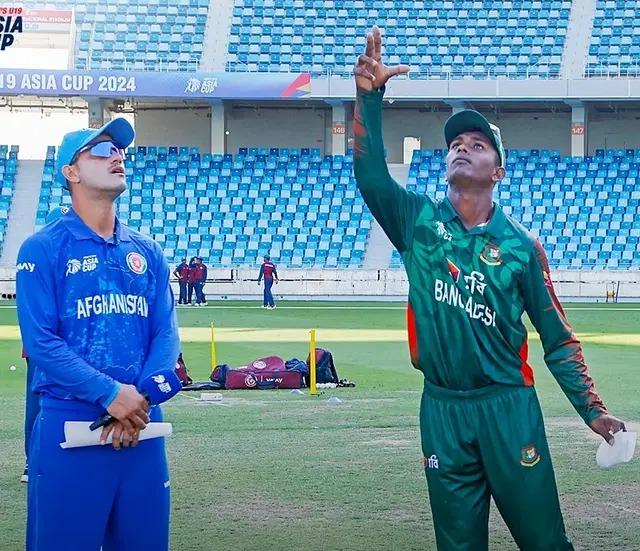 দুবাইয়ে অনূর্ধ্ব-১৯ এশিয়া কাপ ক্রিকেটে আফগানদের হারিয়েছে বাংলাদেশ